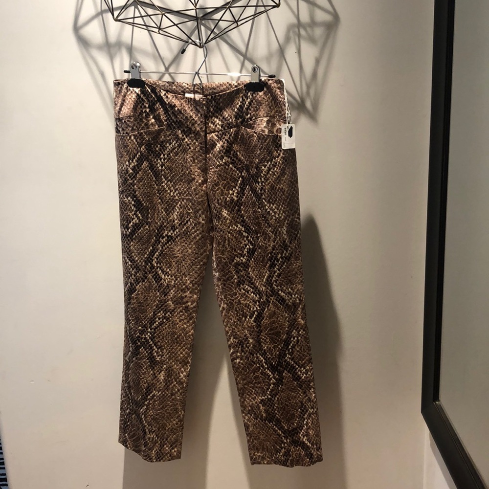NWT • Tracy Reese NYC ~ Silk Snake Print Pants